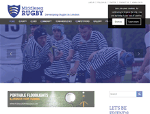 Tablet Screenshot of middlesexrugby.com